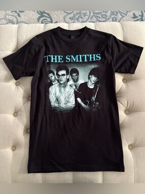 The Smiths Black Graphic Band T‑Shirt
